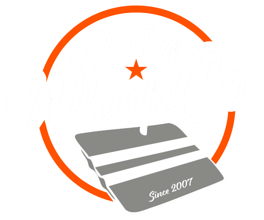 Austin Wrap Co Logo White